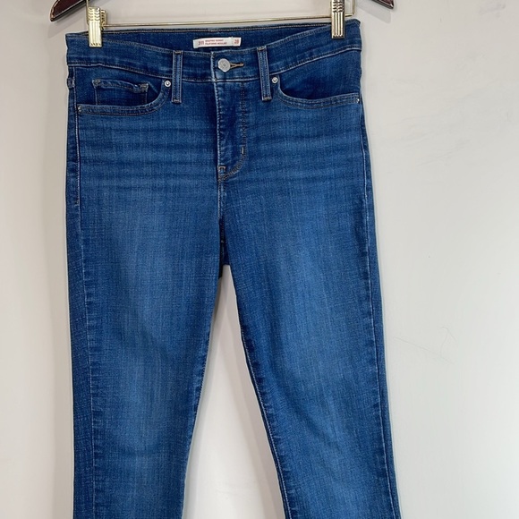 Levi’s 311 Shaping Skinny Jeans Blue Swell Dark Wash Red Tab Size 28 - Picture 3 of 12
